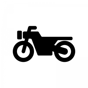 オートバイのシルエット 無料のai Png白黒シルエットイラスト